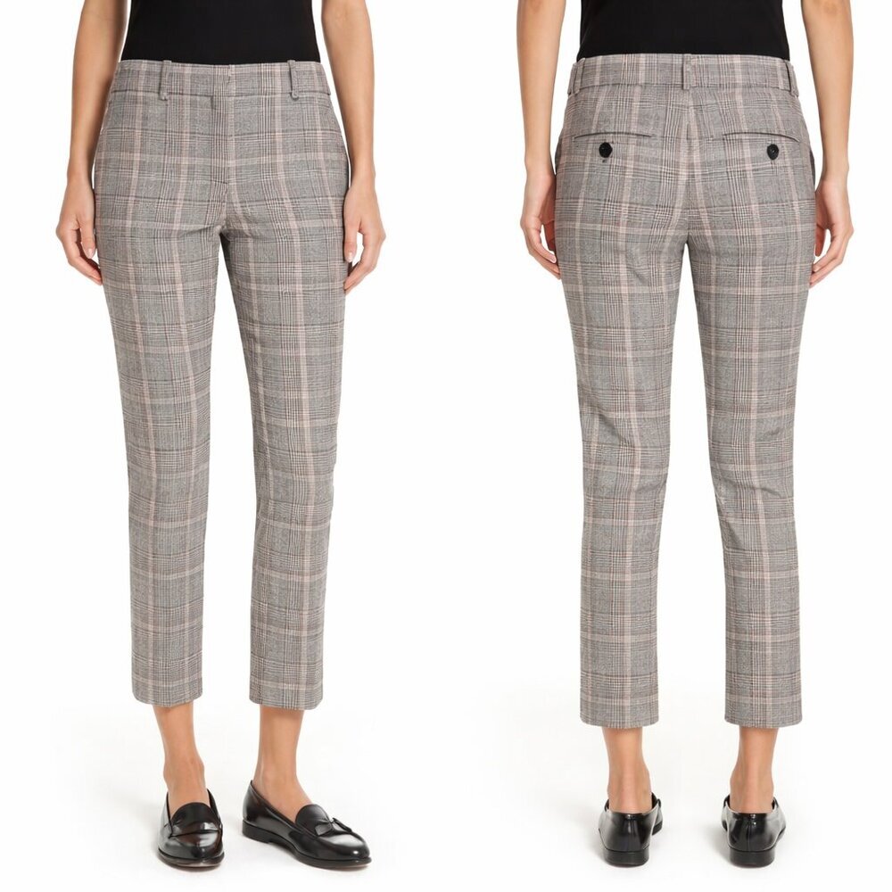 Theory Treeca 2_Deco Plaid Trouser Pants